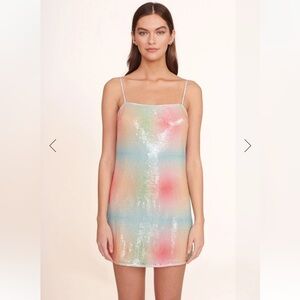 NWT STAUD Jenny Multi Aura Sequin Dress